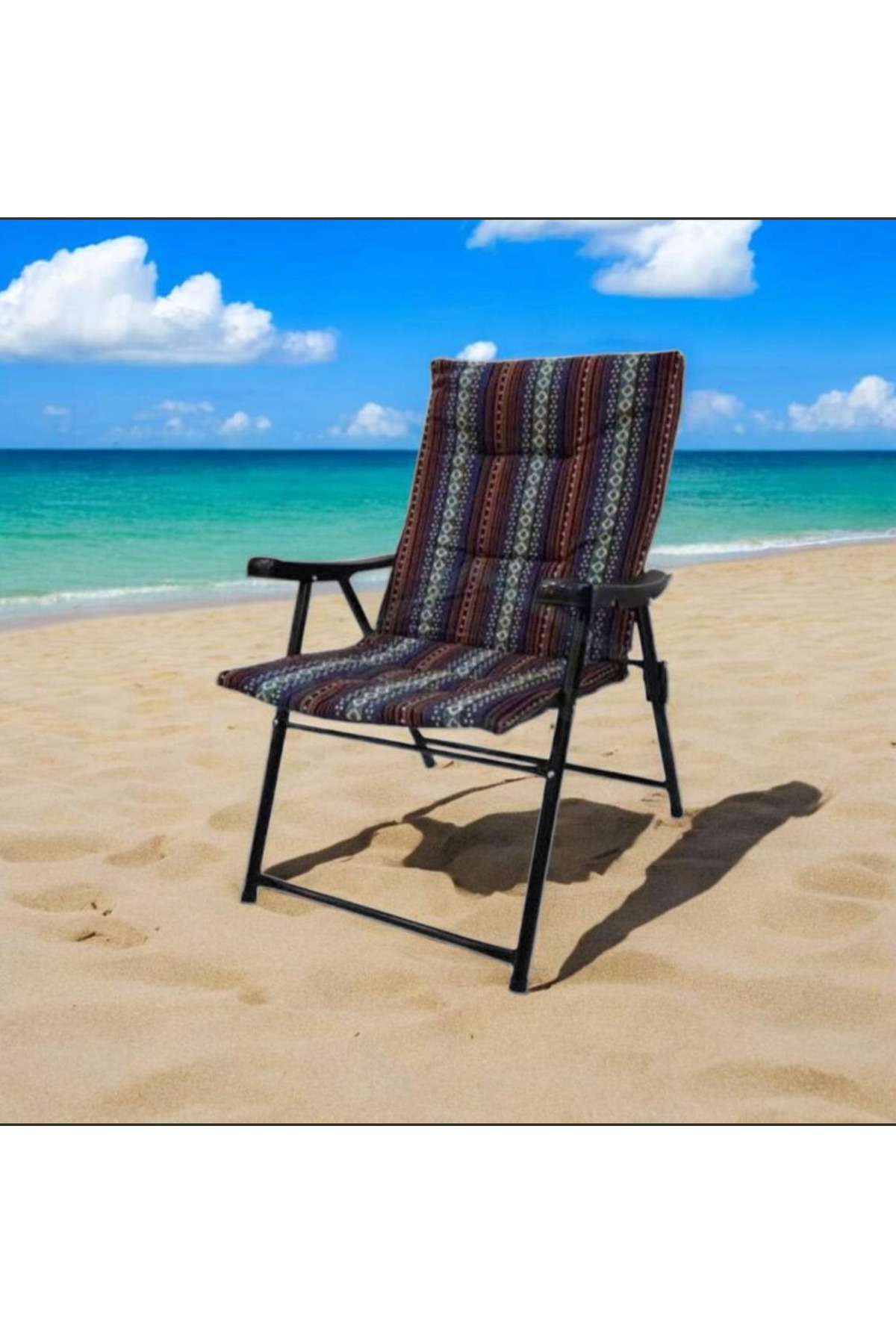 كرسي تخييم قابل للطي من قماش السدو