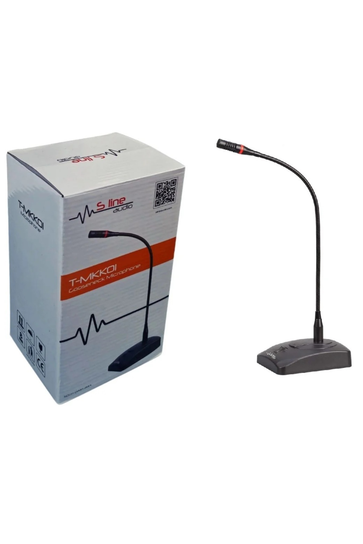 S-Line T-MKK01 Audio Kablolu Işıklı Kürsü Mikrofonu