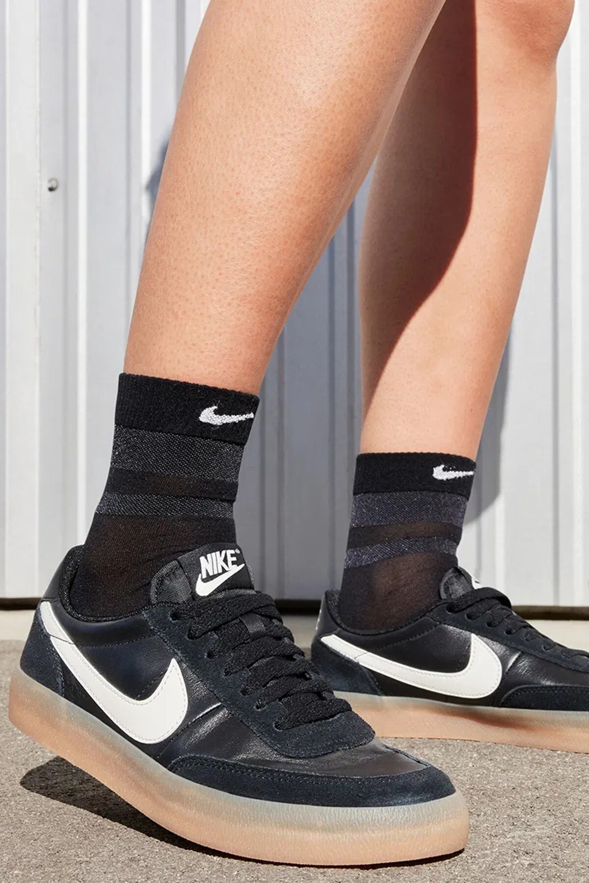 Nike W Killshot 2 Women Black Leather Sneaker Shoes Hakiki Deri