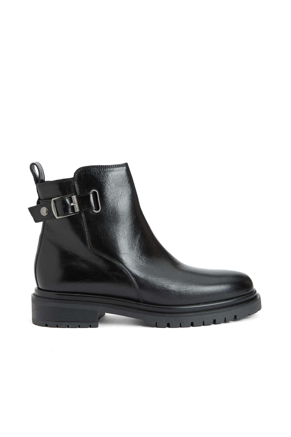 Women's Leather Boots in Black