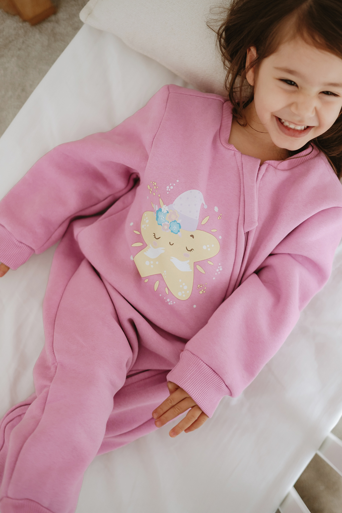 Lilabio Kız Erkek Çocuk 1.5-2 Tog Desenli Uyku Tulumu fotoğrafı 2 (önizleme)