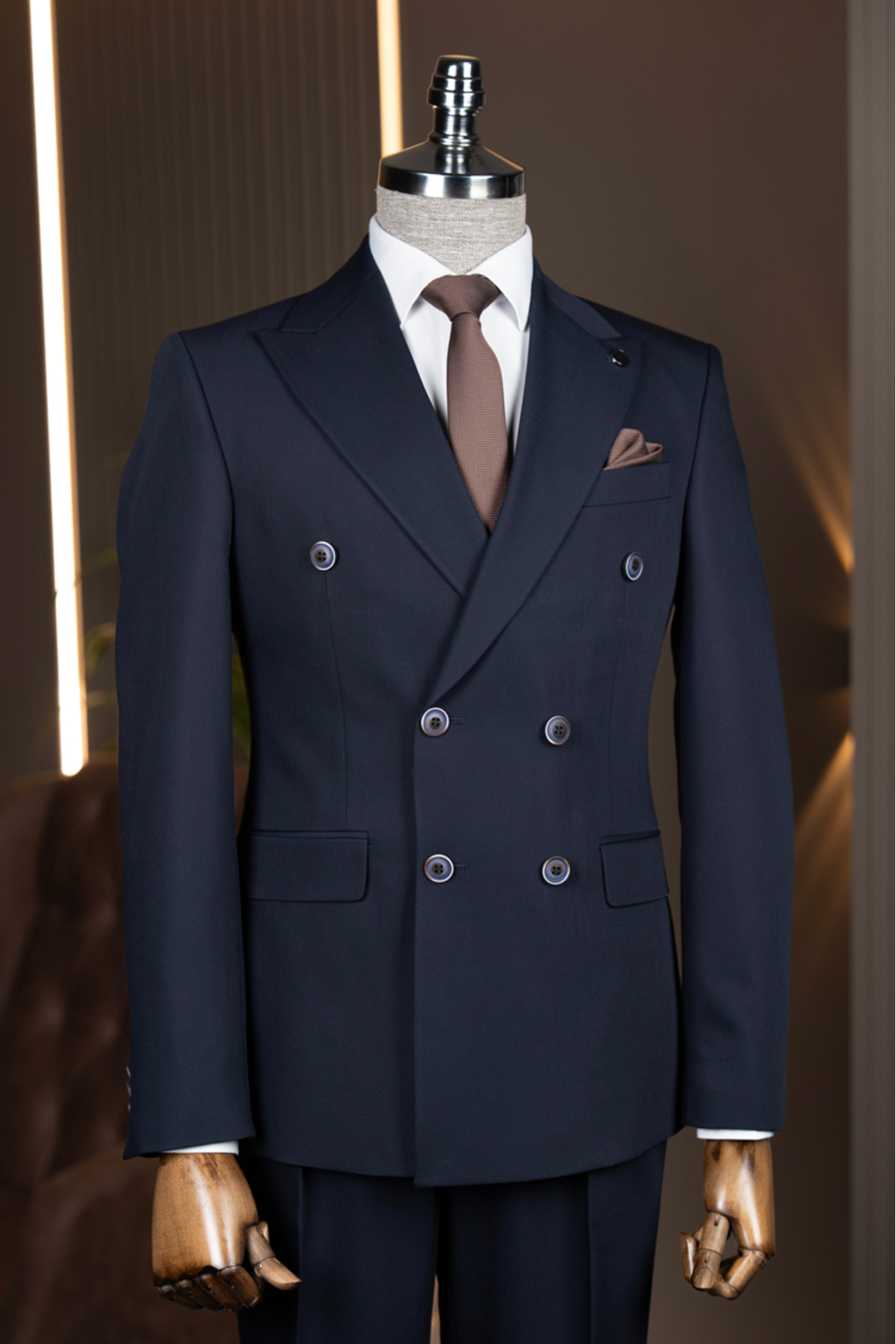 terzi ayhan Exclusive Kruvaze Takım Elbise –SlimFit 1 beden büyük tercih ediniz.