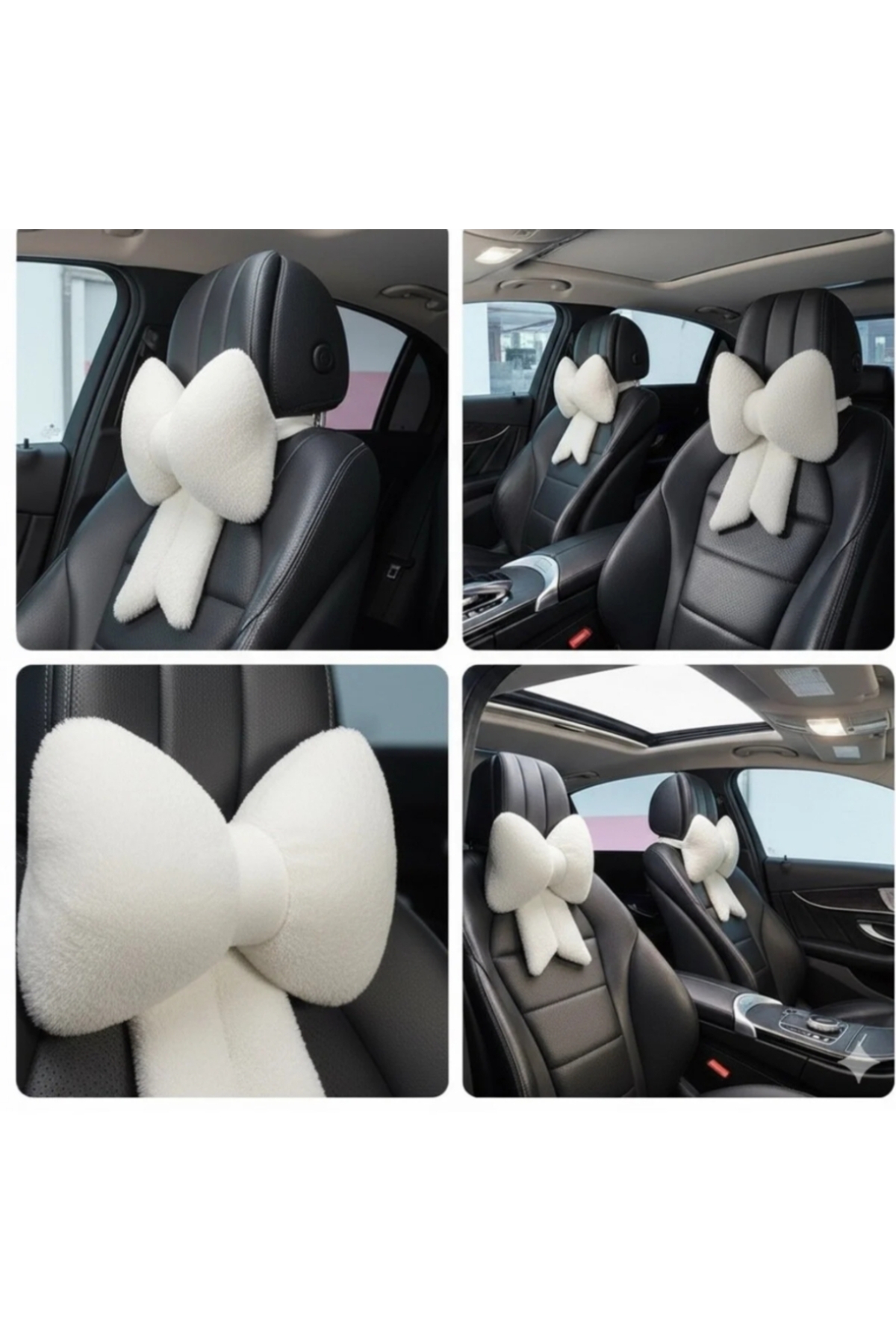 zabonti home Fiyonk Araba Yastığı Teddy Adet (1) Yastık Boyunluk görsel 2