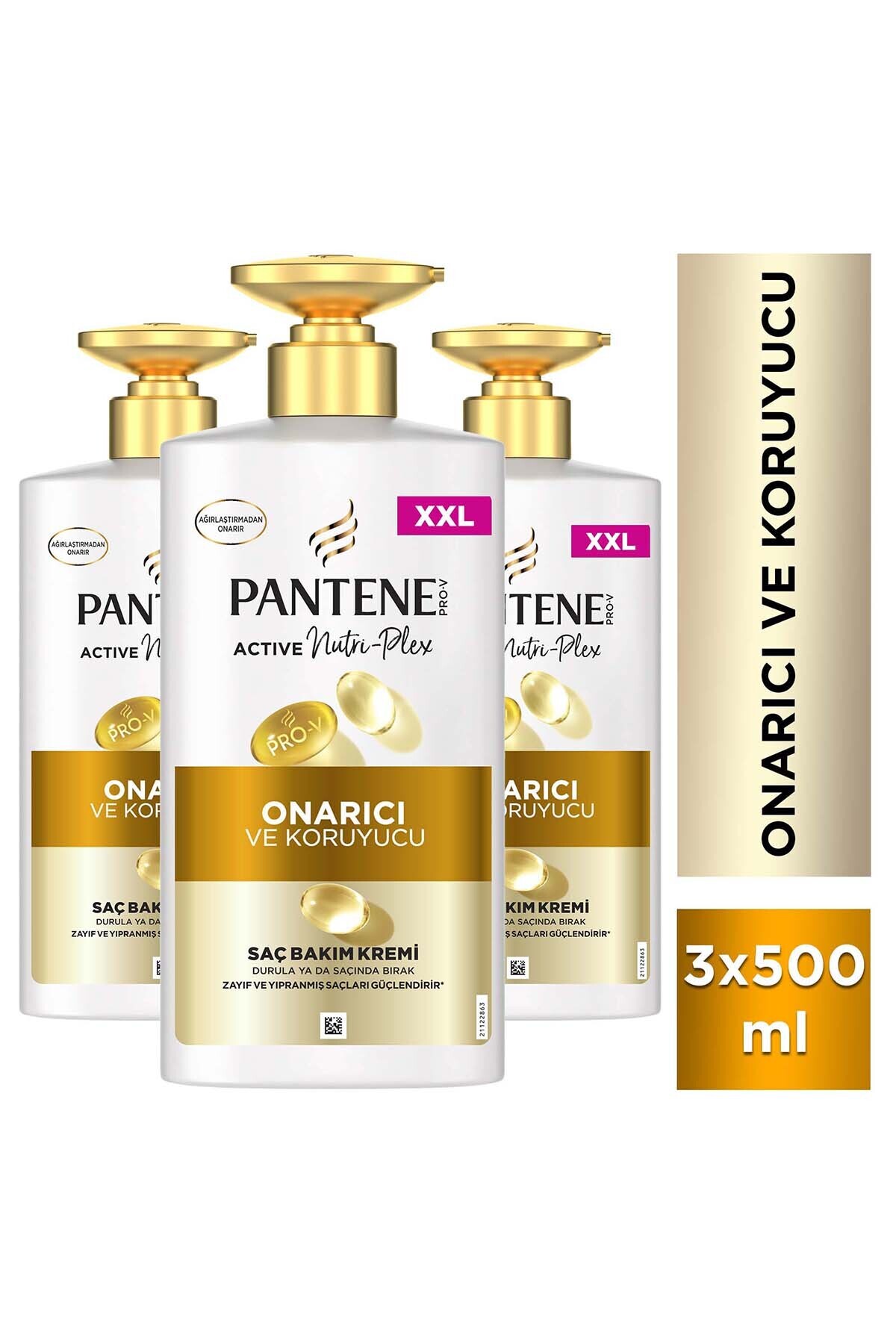 Pantene ONARICI & KORUYUCU SAC KREMI 500ML x 3 ADET