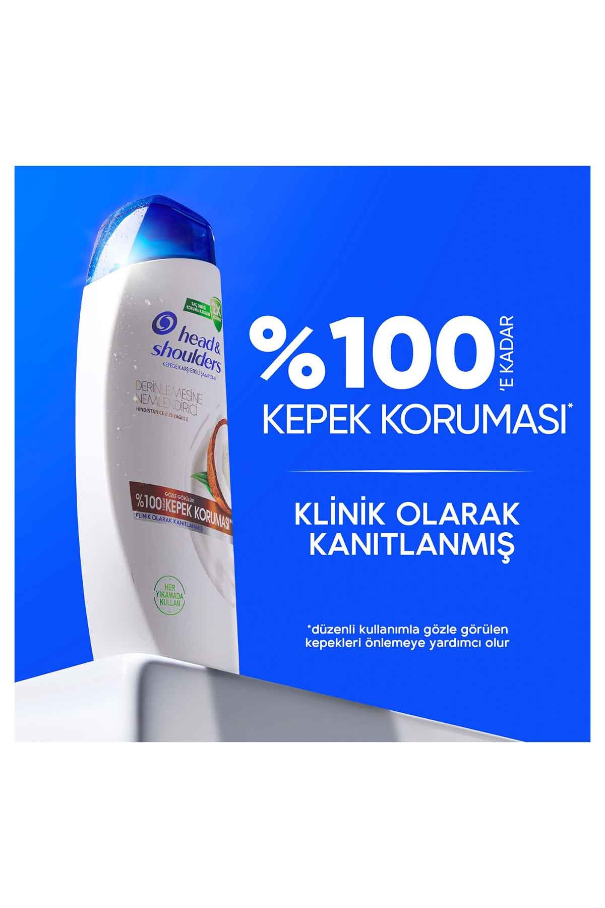 Derinlemesine Nemlendirici Kepek Karşıtı Hindistan Cevizi Yağlı Şampuan 330 ml x 3 Adet — 8681002999169 — تصویر 2 از 7