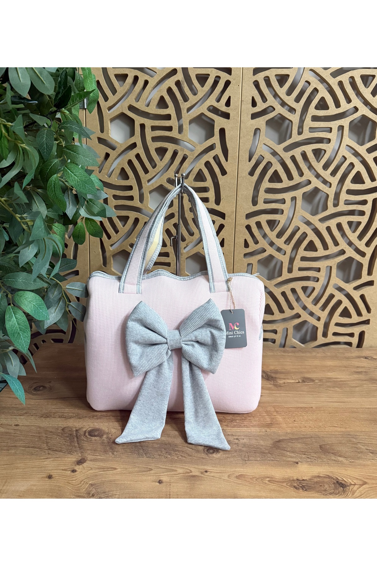 Mini Chics Bow Bebek Taşıma Çantası & Anne Çantası fotoğrafı 3 (önizleme)