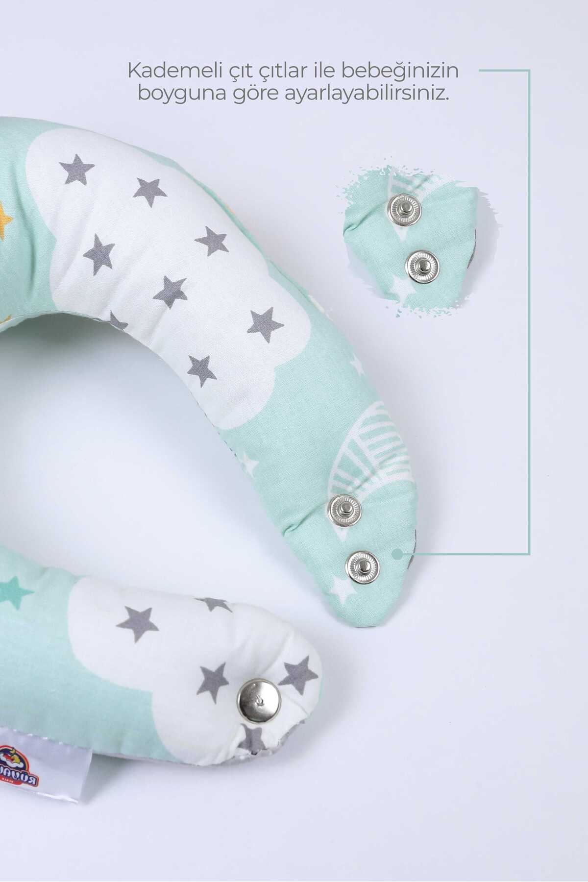 Umaybebek Pratik Bebek Beslenme, Biberon Tutucu, Emzirme Kolaylaştırıcı, Emzirme Yastığı, Yumuşak, Lastikli fotoğrafı 3 (önizleme)