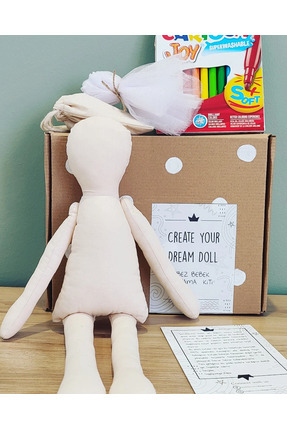 Gigglywings Creat Your Dream Doll/Boyama Kiti