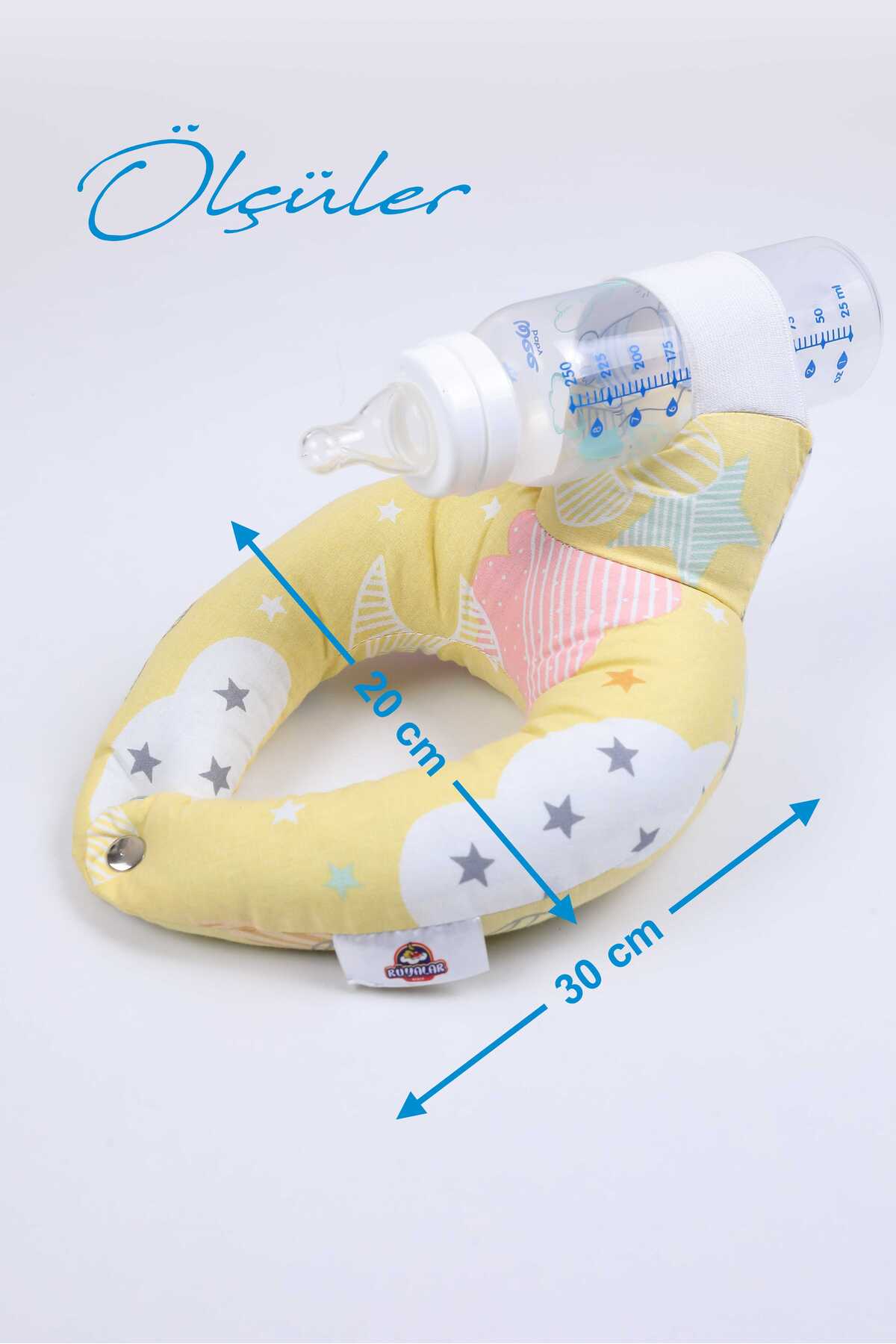 Umaybebek Pratik Bebek Beslenme, Biberon Tutucu, Emzirme Kolaylaştırıcı, Emzirme Yastığı, Yumuşak, Lastikli fotoğrafı 6 (önizleme)