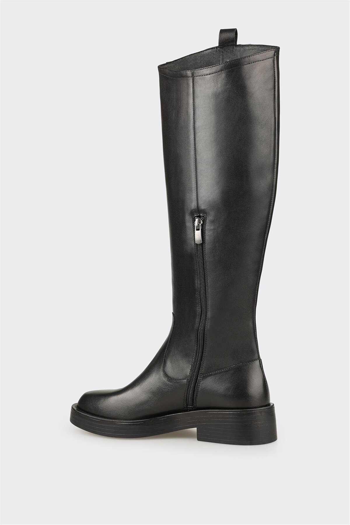 Elle Shoes Siyah Deri Kadın Çizme görsel 3