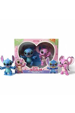 Natavanbutık Stitch & Angel Mini Figür Çiftli Set – Sevimli Koleksiyon Oyunca...