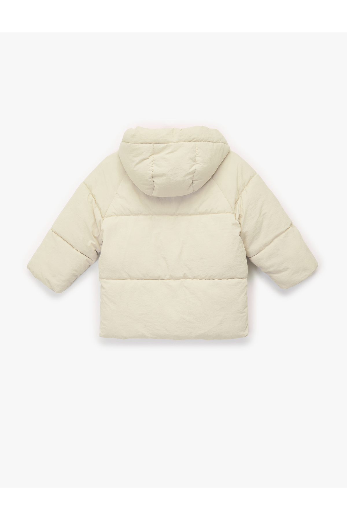 Koton Kapşonlu Cepli Uzun Kollu Fermuarlı Şişme Mont fotoğrafı 2 (önizleme)