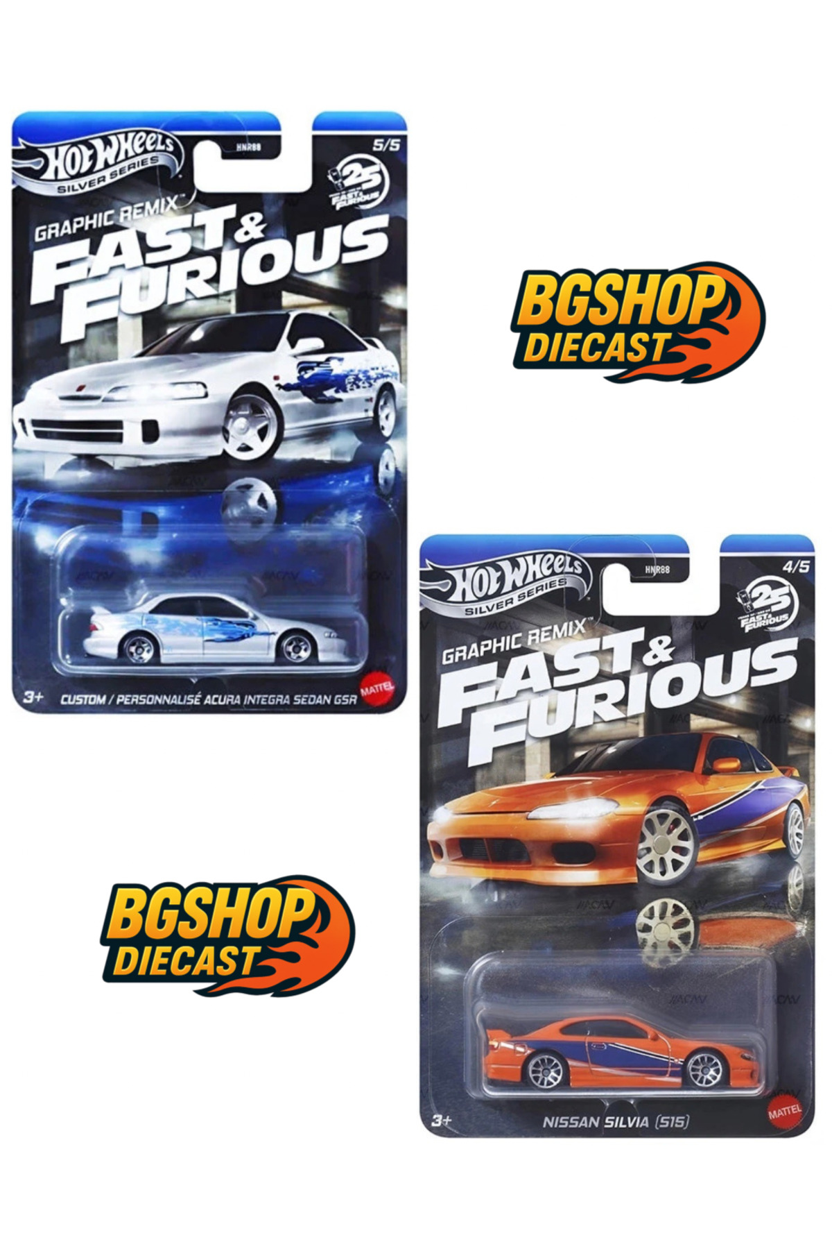 HOT WHEELS Fast & Furious - Custom / Personnalise Integra Sedan