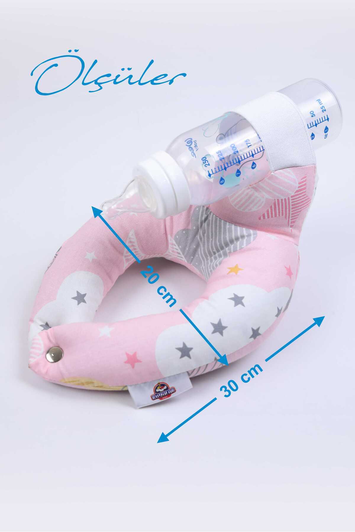 Umaybebek Pratik Bebek Beslenme, Biberon Tutucu, Emzirme Kolaylaştırıcı, Emzirme Yastığı, Yumuşak, Lastikli fotoğrafı 6 (önizleme)