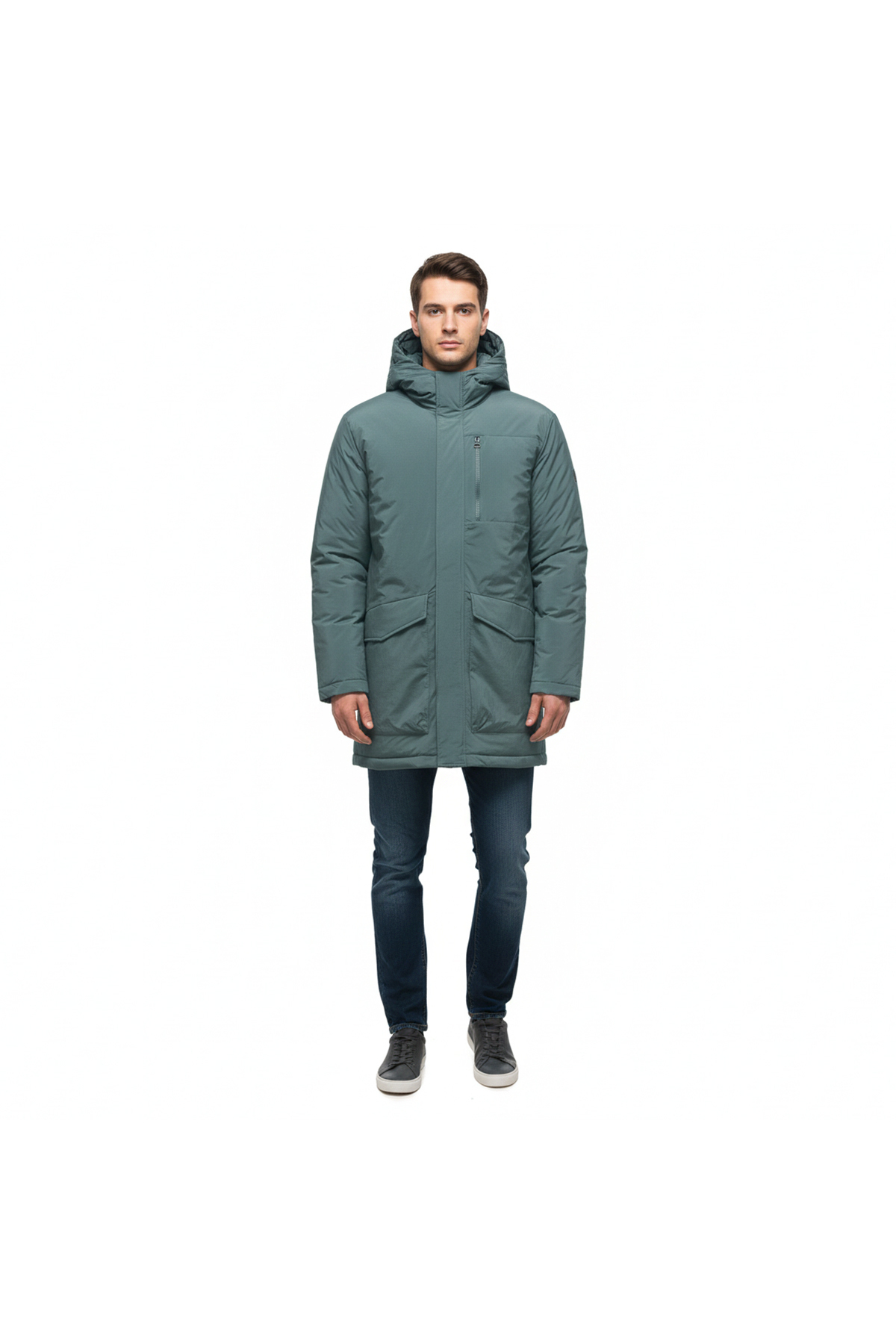Only & Sons Only&Sons Global Erkek Yeşil Kapüşonlu Ceket görsel 3