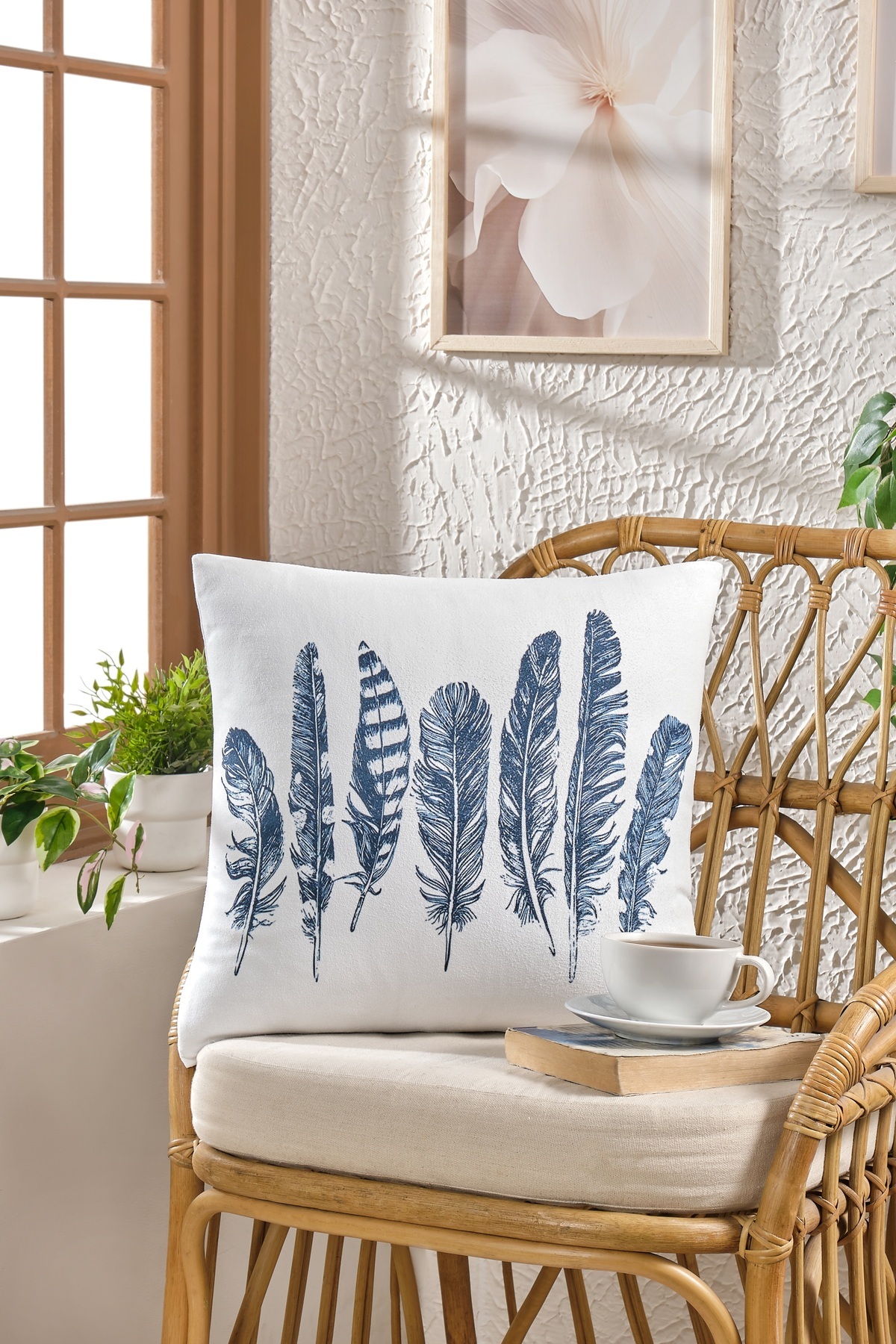 Soft Velvet Printed 43 x 43 cm Pillowcase