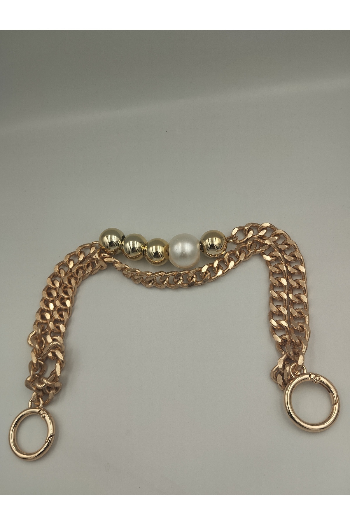 Chain Bag Handle, Pearl Bag Handle, Bag Accessory