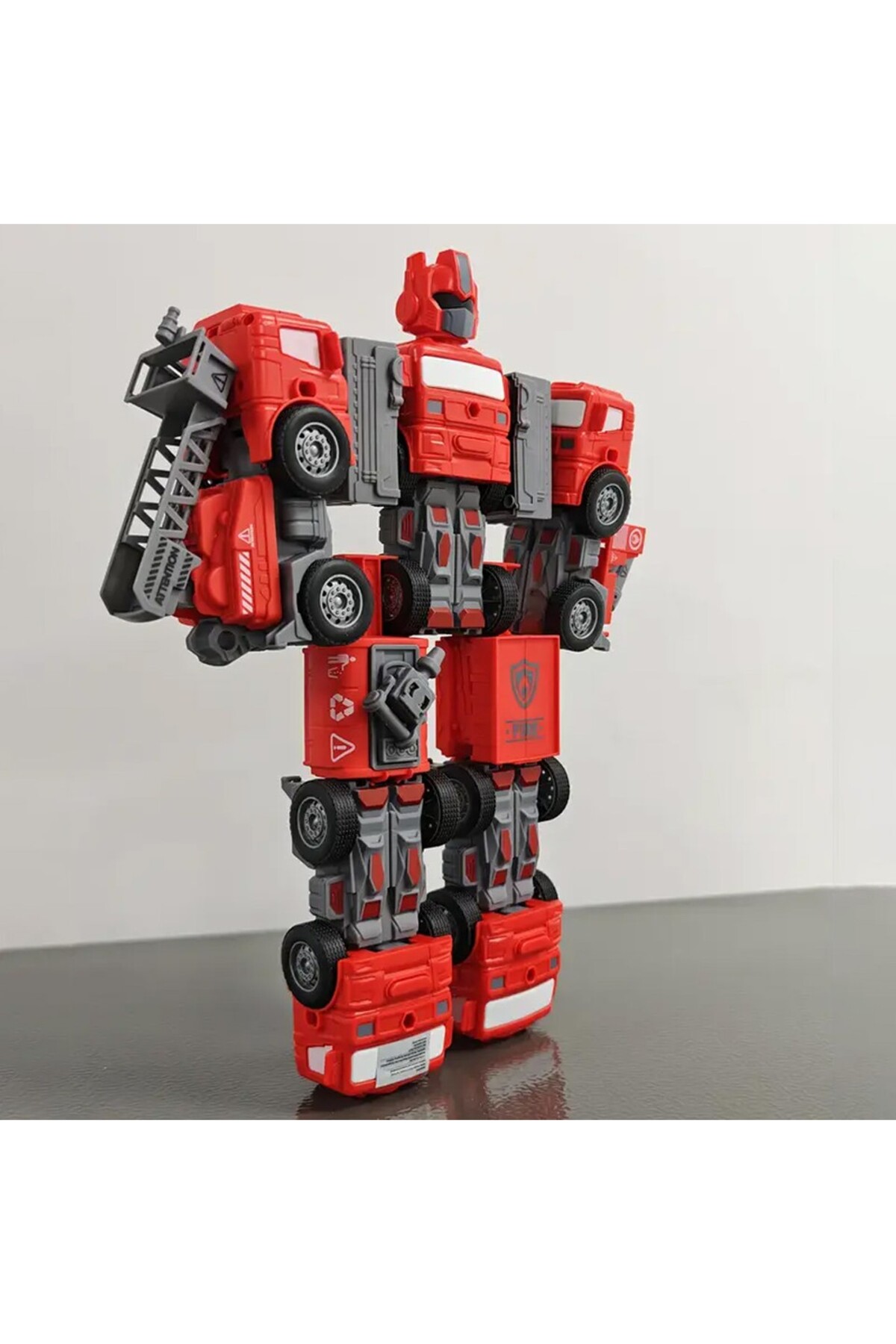 【未来工房】roboページ　ディスプレイ台　高さ45㎝　DY-74 UZUNKAYA HOME Learning Fun 5in1 Dönüşebilen Robot ve Itfaiye