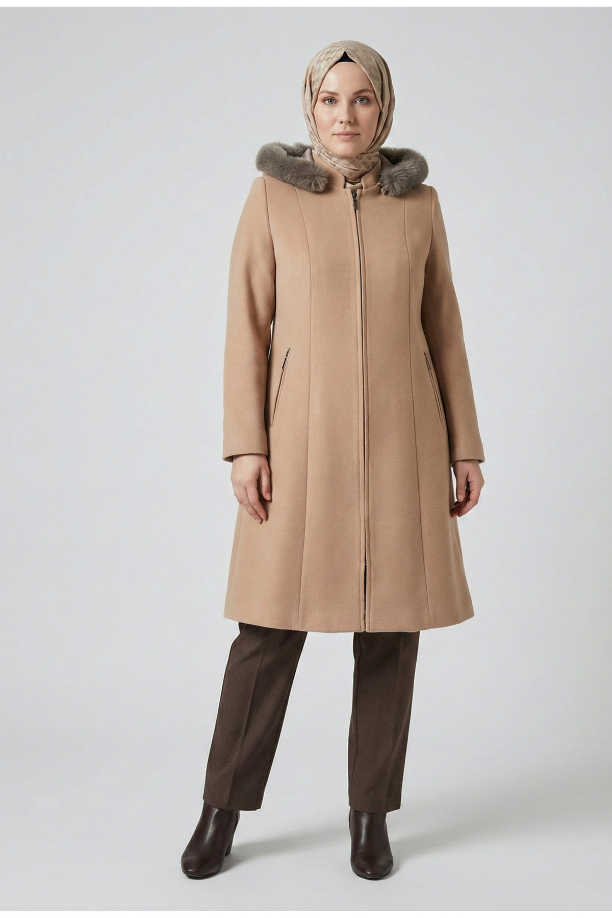 Hijab Stamp Jacket Coat 2125