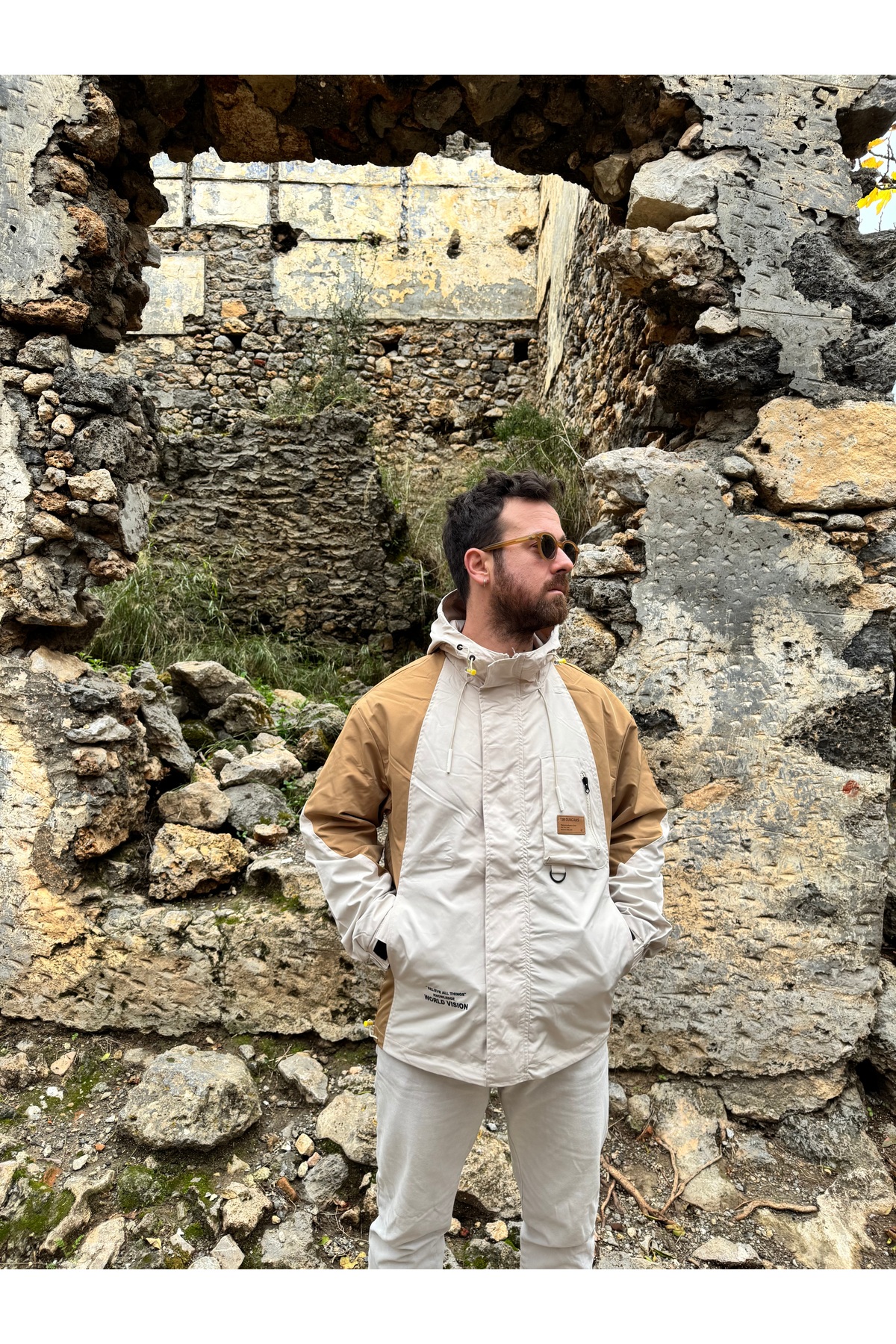 kedwear  Camel Erkek Rüzgarlık / Yağmurluk