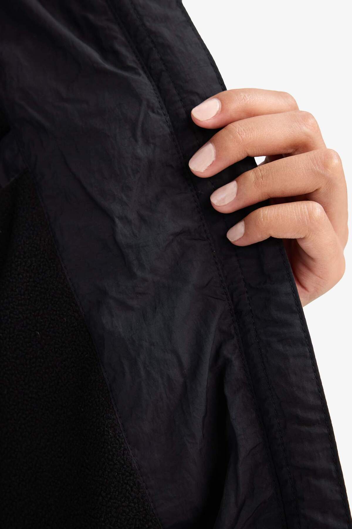 Defacto  Kadın Mont F2825AX/BK27 BLACK - Görsel 6