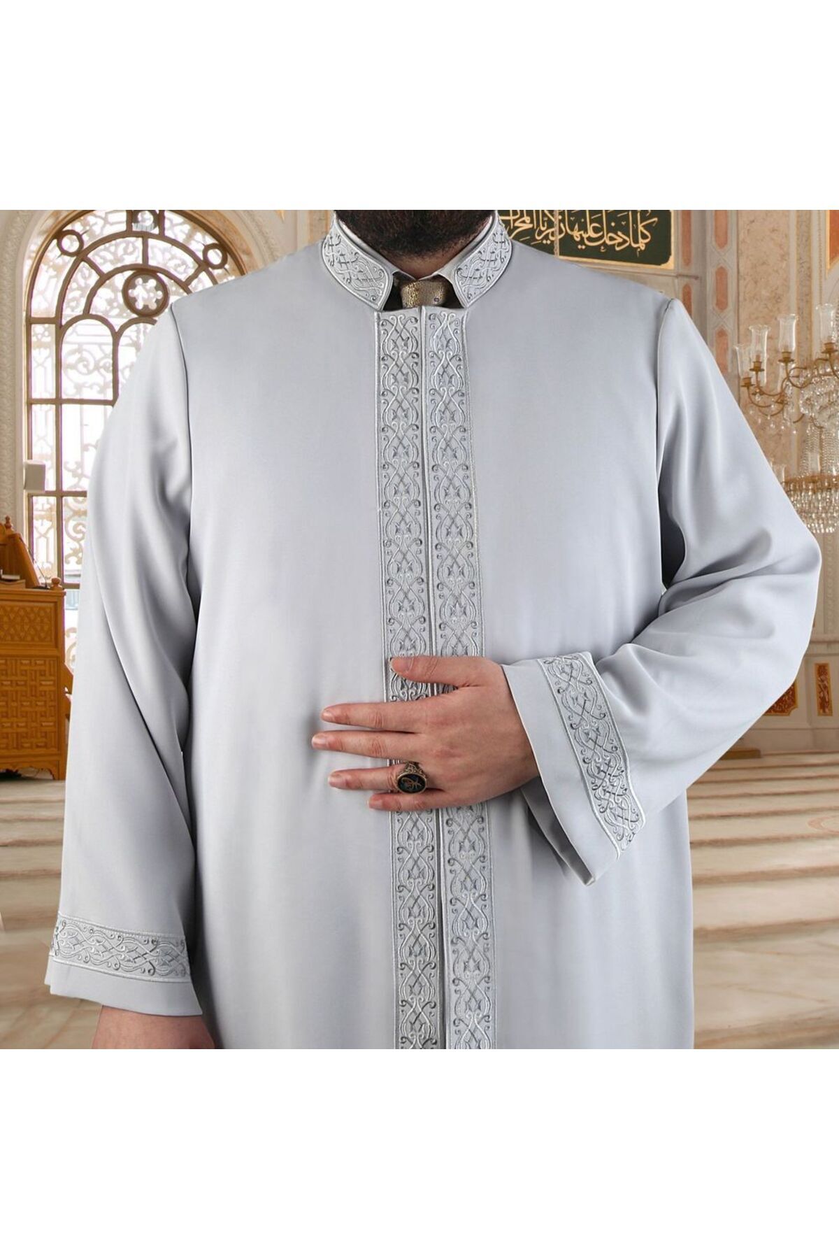 İkranur Masiva Gri Akademi İmam Cübbesi
