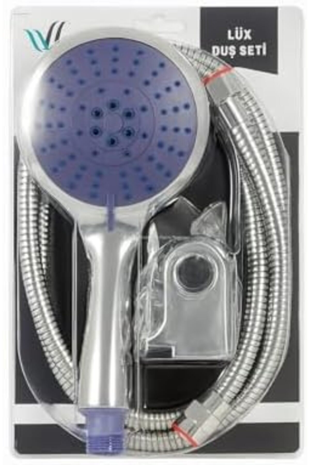 STOREMAX Lvn Lüx Duş Seti, 3 Fonksiyonlu Akış, 150 cm Krom Spiral Hortum, Kirece, Bükülmeye ve Yüksek Basınca