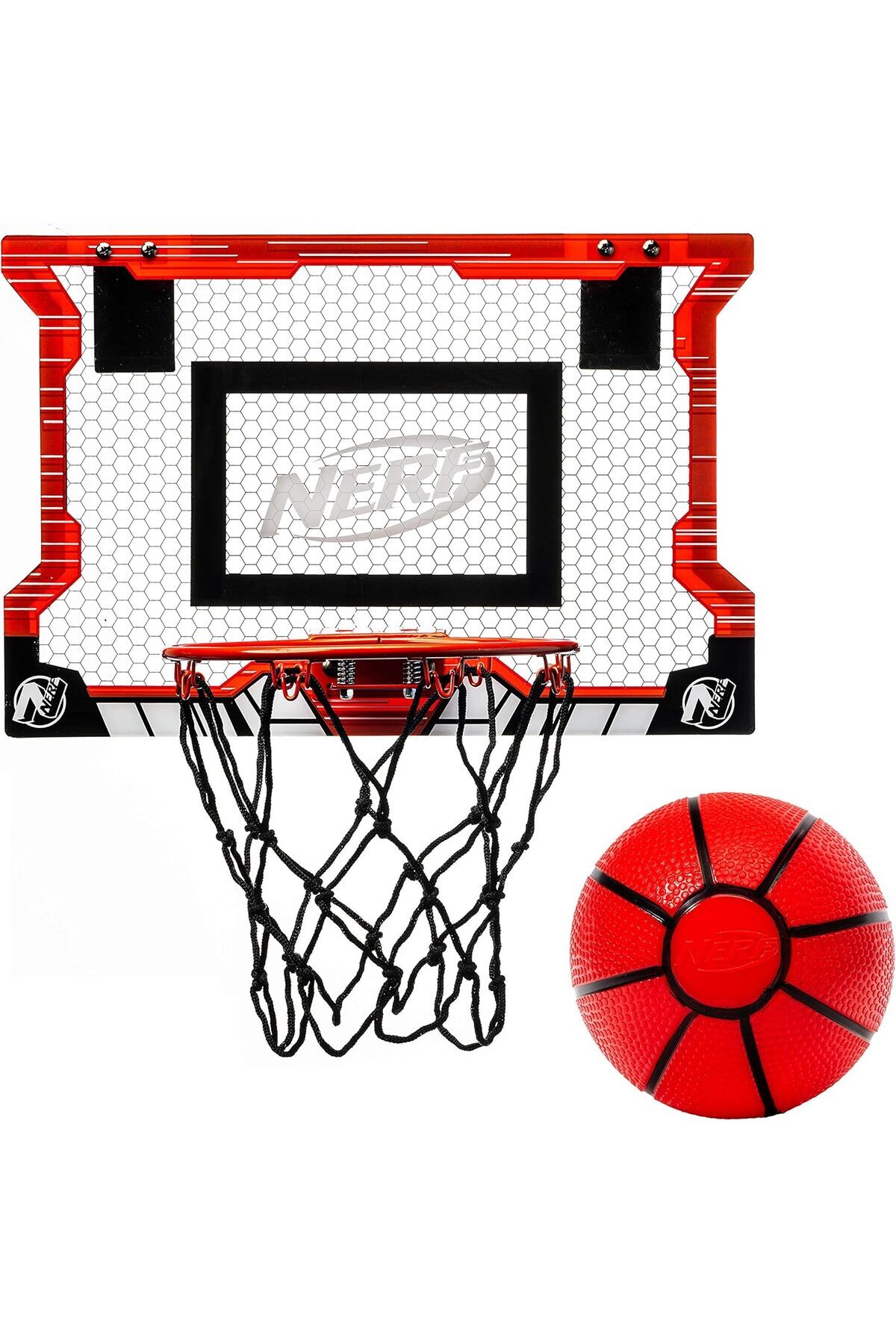 Yıldızan goldpath NERF Basketball Hoop Set - Pro Hoop Mini Hoop Set with Mini Basketball - Steel Rim for Dunk