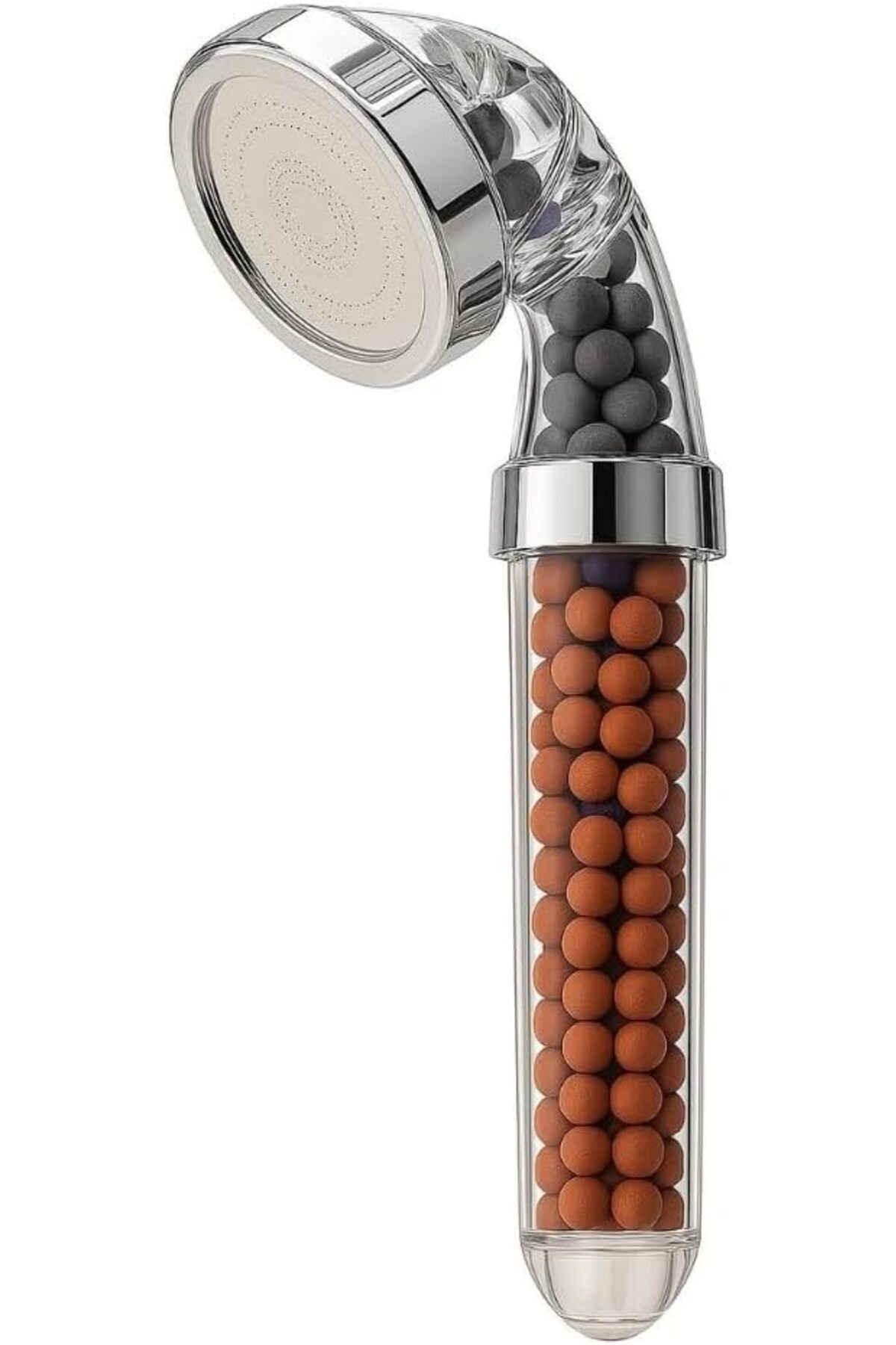 Yıldızan lvn Tasarruflu Duş Başlığı | 21 cm, Mineral ve Anyon Taşlı Su Arıtmalı Basınçlı El Duşu – Su ve Ener