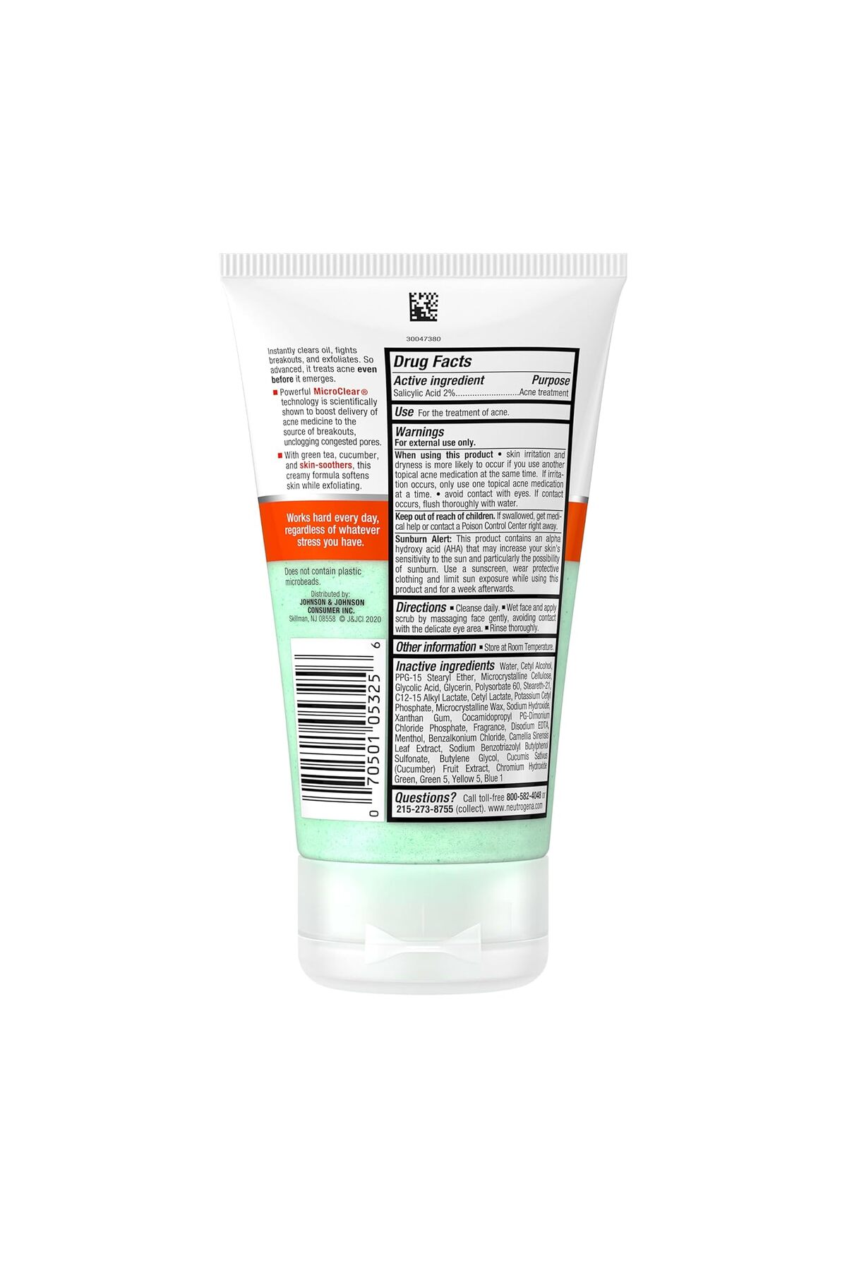 Yağsız Akne Stres Kontrol Güçlü Günlük Temizleme Peeling 125 ML — ntrgn-006 — تصویر 7 از 7