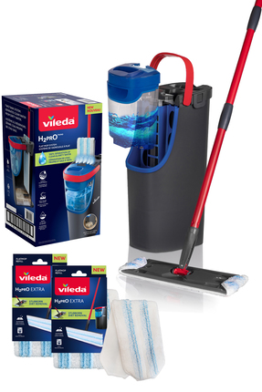 Vileda H2PRO %100 Kirli ve Temiz Suyu Ayıran Temizlik Seti ve 2 Paket Yedek M...