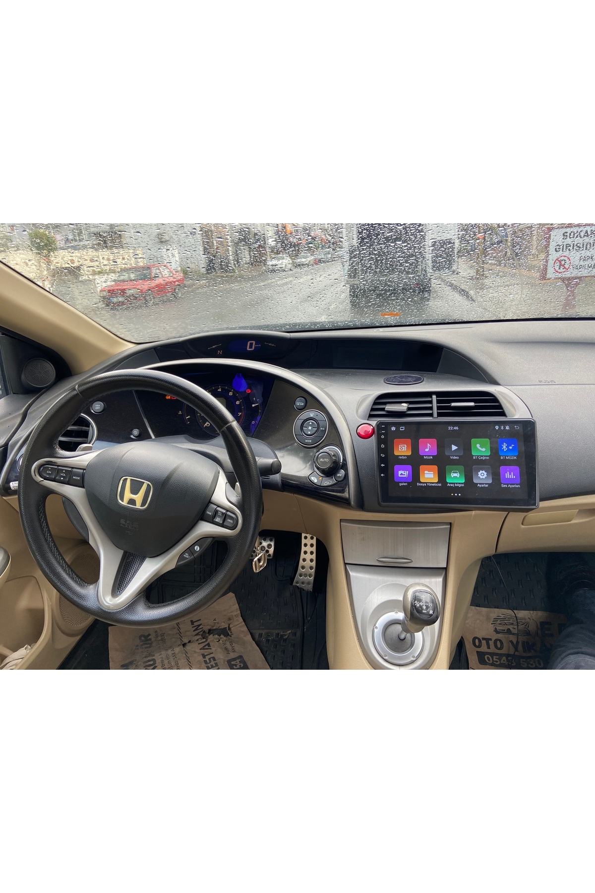 Navicars CADENCE HONDA CİVİC FN2 Android Multimedya CARPLAY ÖN