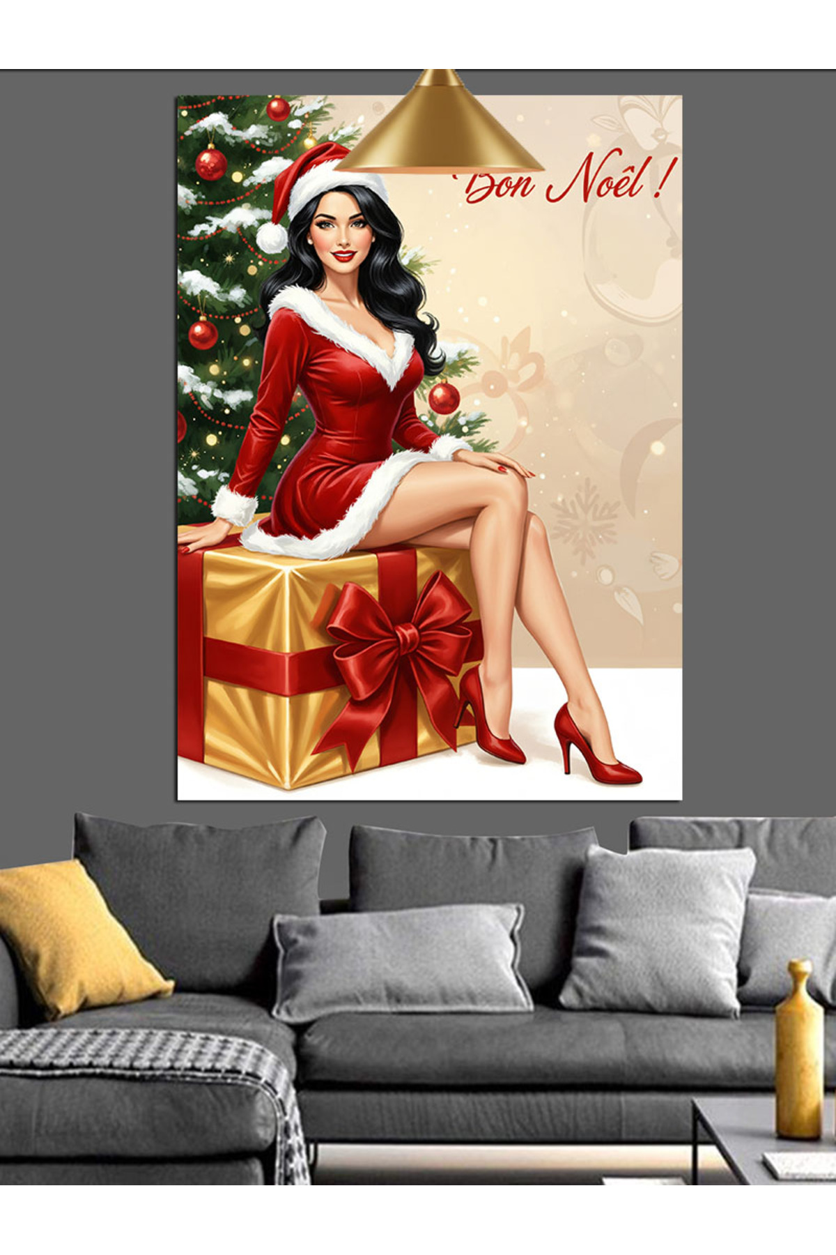 Noel hediyesi Yüksek kaliteli yağlı boya dokulu Kanvas Canvas Tablo kanvas tablo canvas tablo duvar