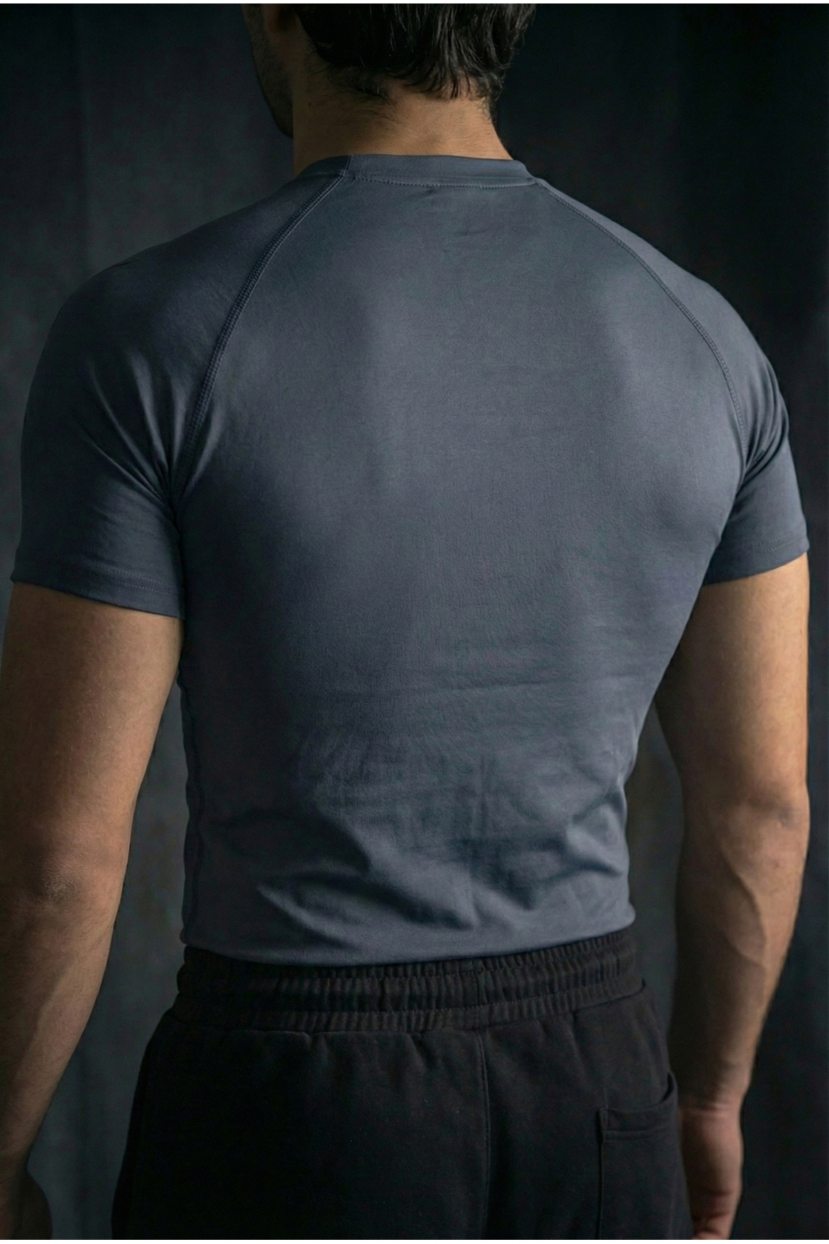 Liber SlayerFit - Uzun Kollu Compression T-shirt (Füme) görsel 3