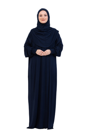 Modish Group Tek Parça Namaz Elbisesi Seti, Viskon Yumuşak Tesettür Abaya, Ra...