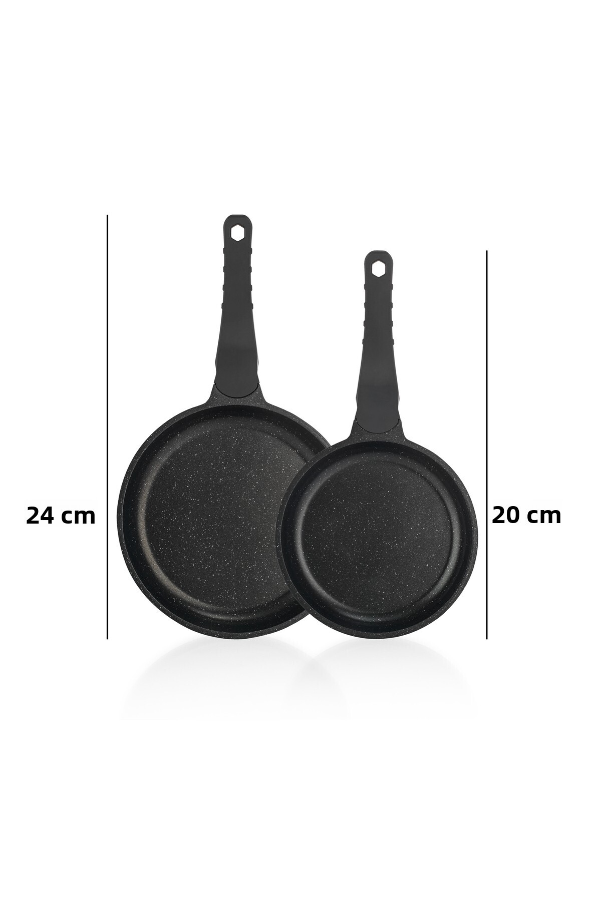 Schafer Gray Famos Fireproof Non-Stick 2-Piece Casting Pan Set