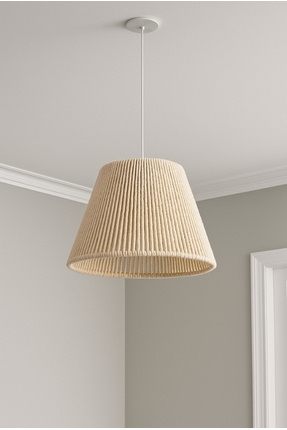 JUTUAL DEKOR Modern Bohem Beyaz Makrome Avize – Huni Model El Yapımı Tasarım ...