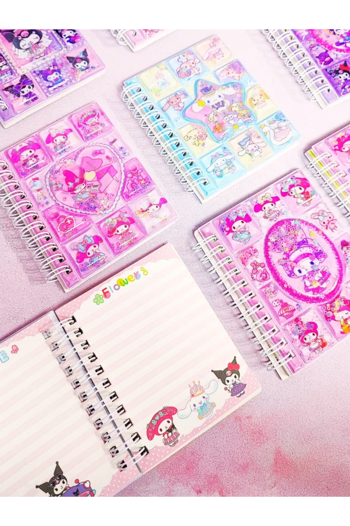 ÖZ OFİS Kuromi My Melodi Cinnamoroll Sanrio 3D Sulu Kapak