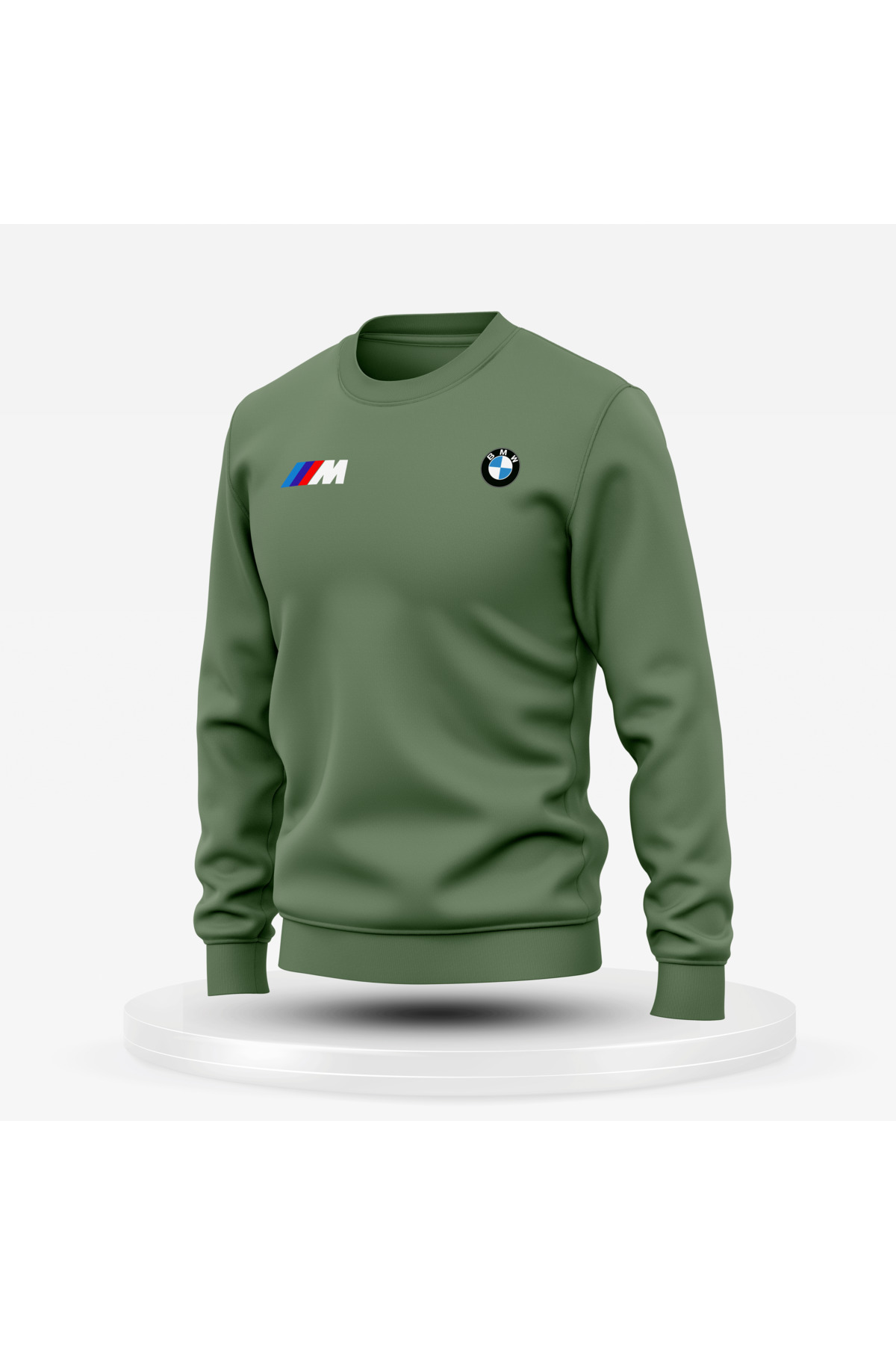 Bulvar Lee Crew Neck Bmw Printed Men's Sweatshirt / Car