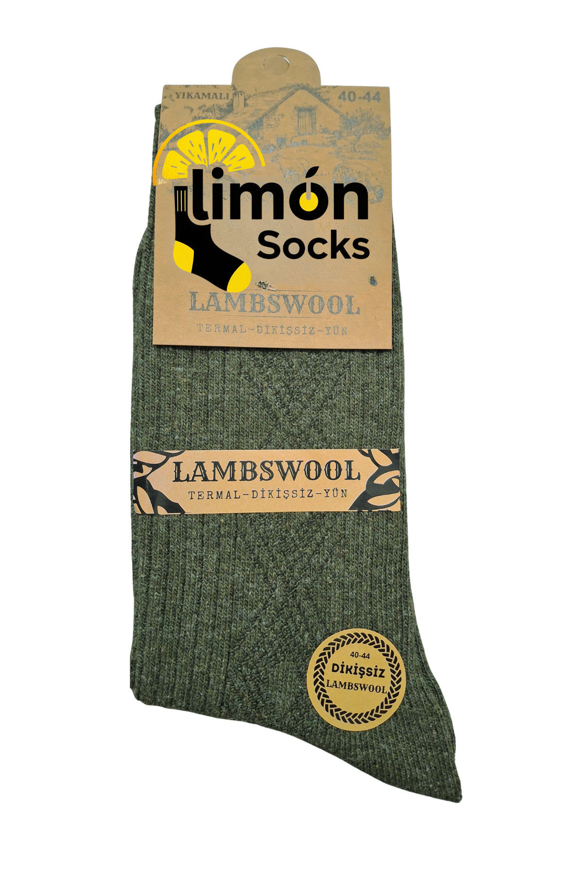 Kışlık Lambswool Yün Çorabı (5 Çift) Kadın ve Erkekler Için Termal Özellikli Kalın Çorap — görsel 8
