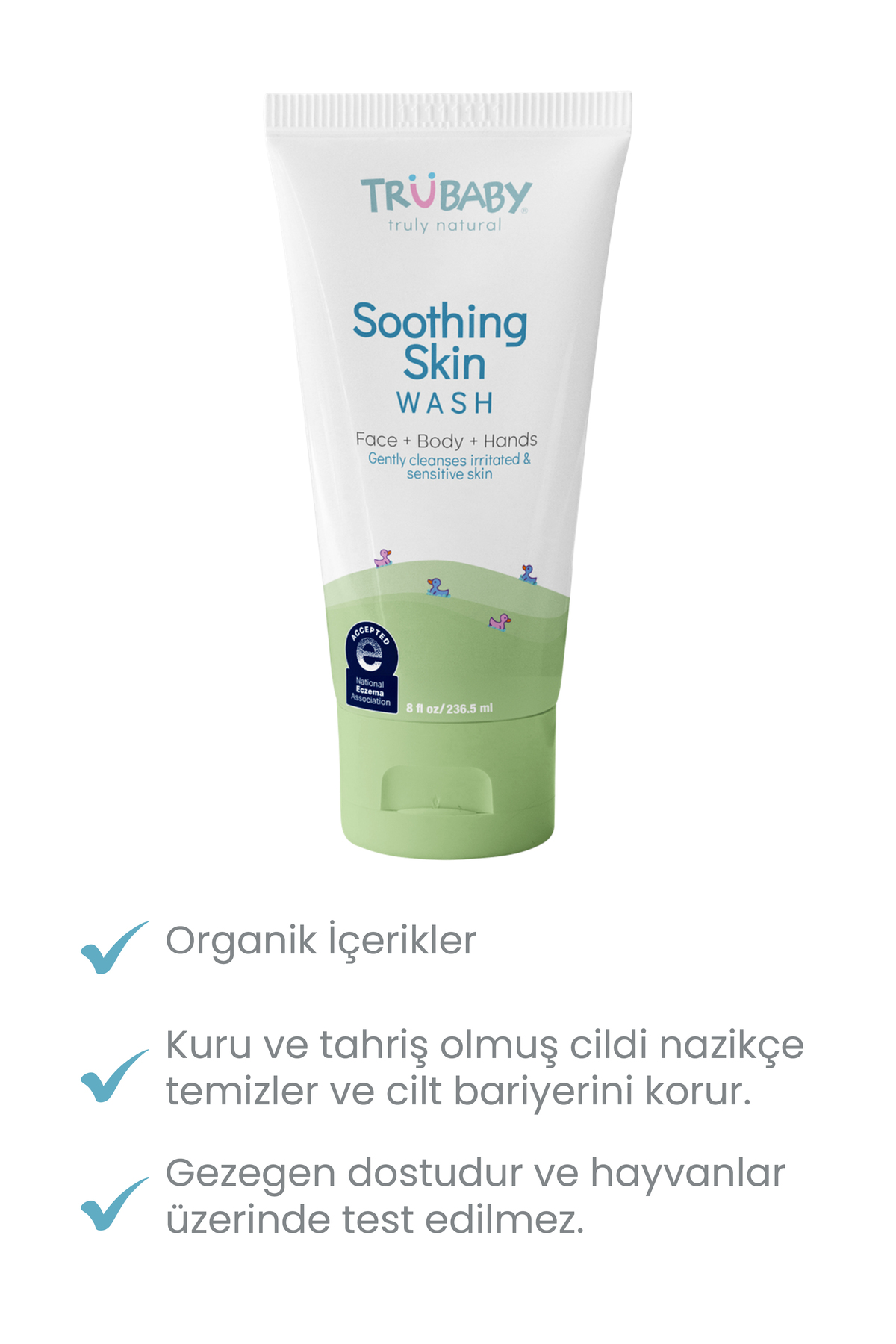Trukid TruBaby Çok Kuru ve Hassas Ciltler için Vücut Yıkama Jeli, 236.5 ml fotoğrafı 4 (önizleme)