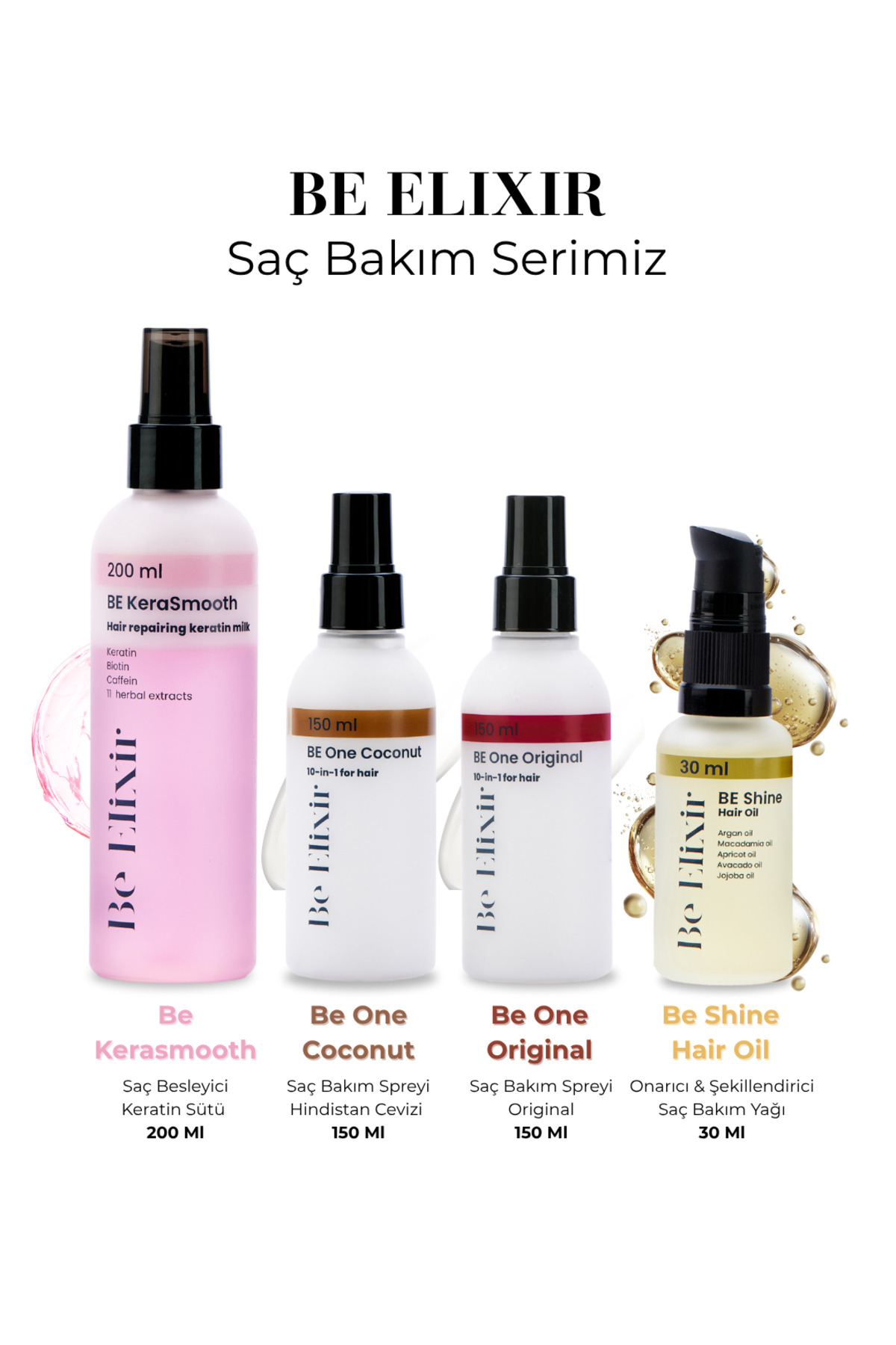 BeElixir Be One Original – Besleyici ve Onarıcı Saç Bakım Spreyi 150 ml — 1603 — تصویر 4 از 4