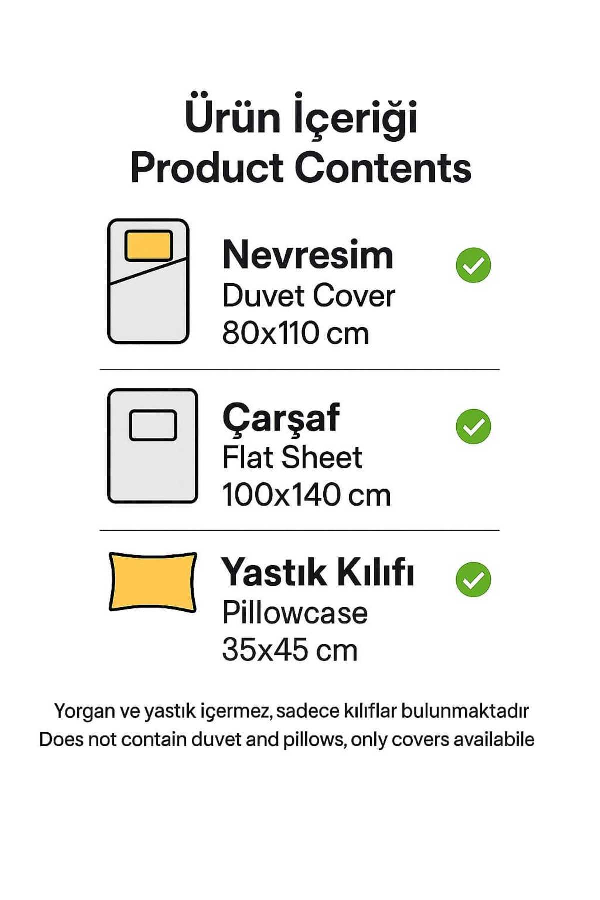 Bebek Özel Bebek Çocuk Nevresim Takımı 70x110 Park Beşik Için Sarı Ay Yıldız Sarı Puantiyeli fotoğrafı 2 (önizleme)