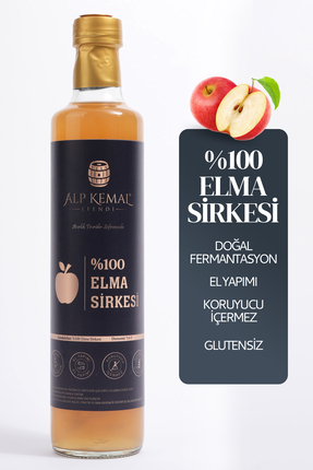 alpkemal efendi %100 ELMA SİRKESİ 500 ML