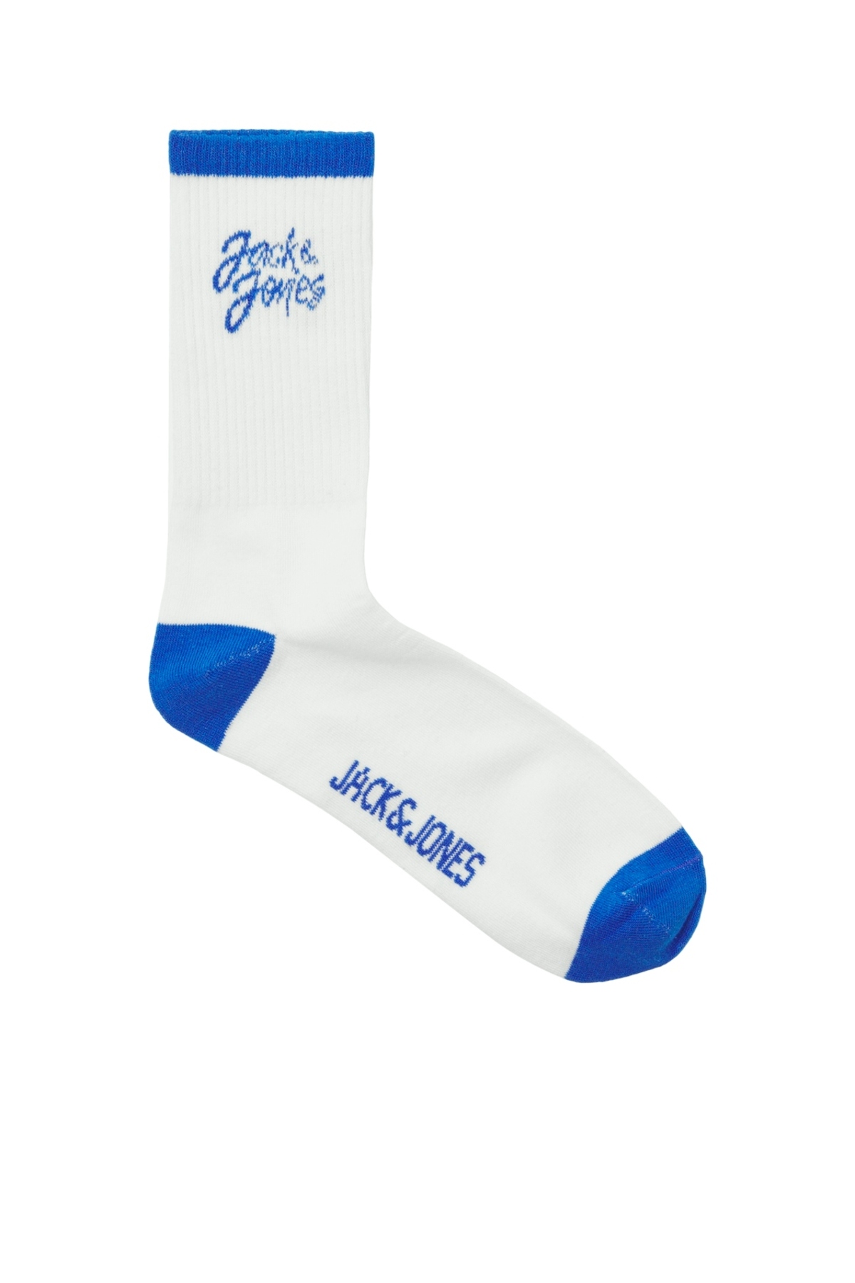 جک اند جونز جوراب مردانه سفید طرح JACCAL LOGO TENNIS SOCK - JJ12252044