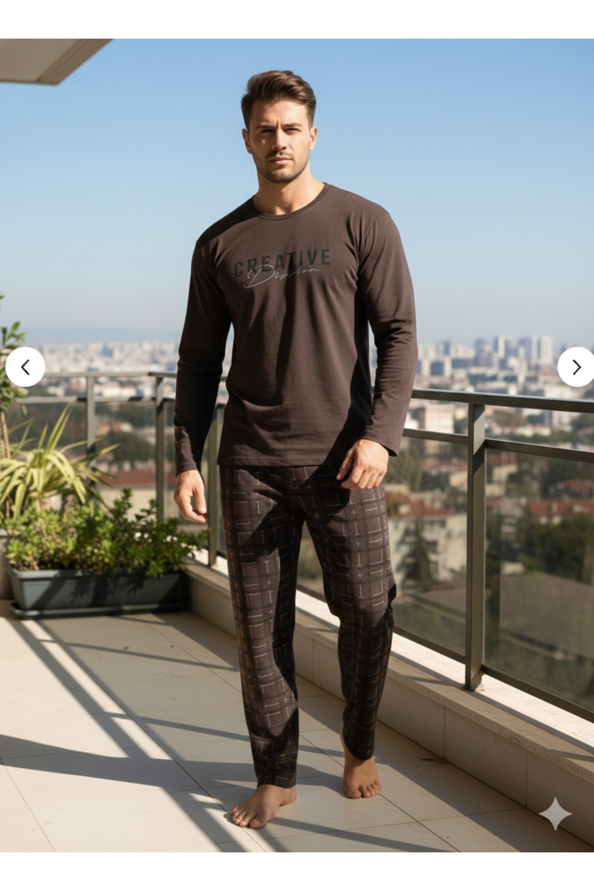 Sude HOMEWEAR  Erkek Büyük Beden Pijama