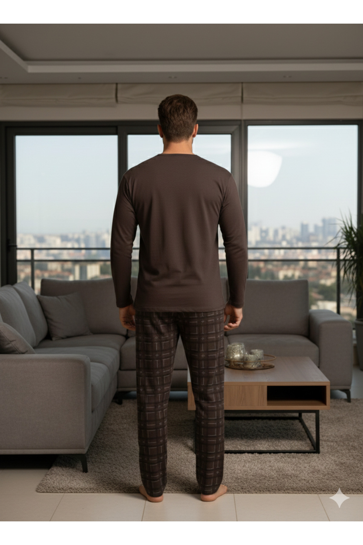 Sude HOMEWEAR  Erkek Büyük Beden Pijama - Görsel 3