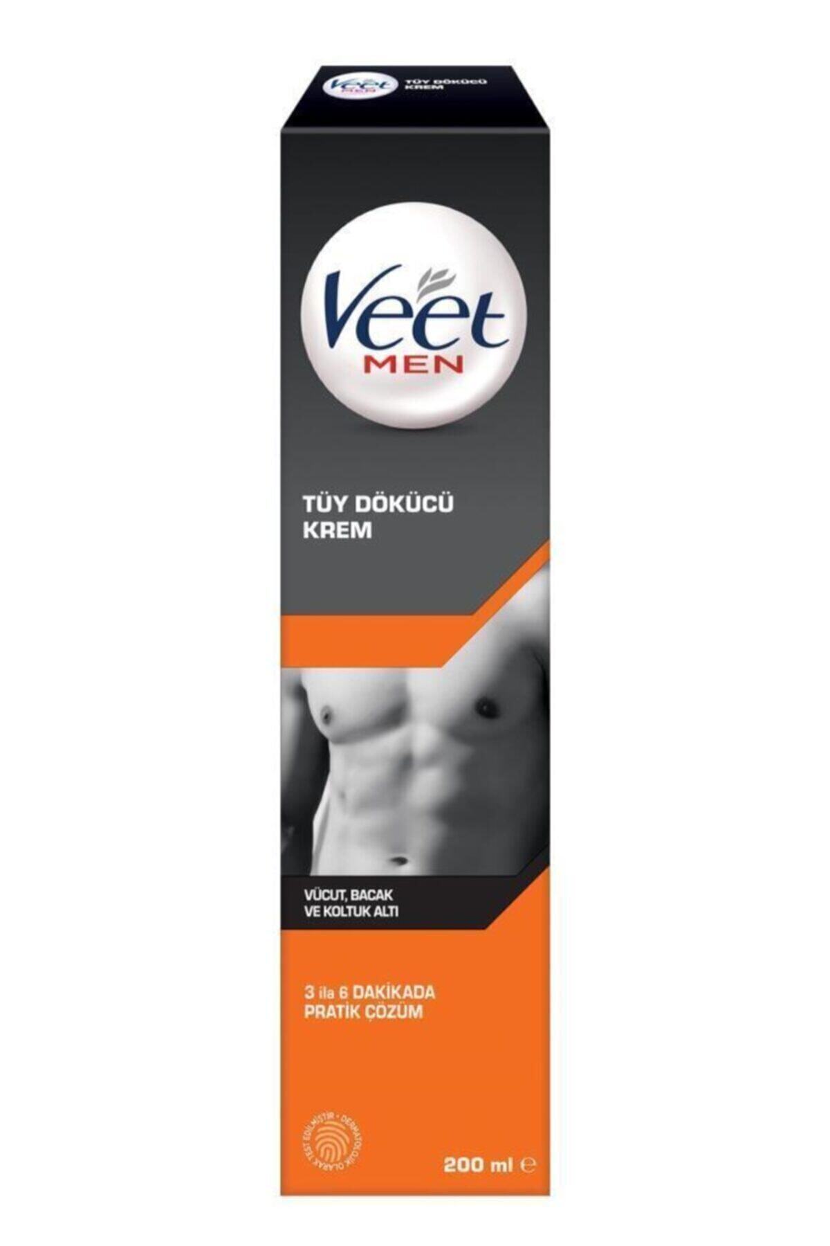 Erkeklere Özel Veet Tüy Dökücü Krem Normal 200 ml — 8690570550344 — تصویر 3 از 3