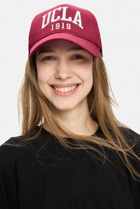 Ucla Ballard Bordo Baseball Cap Nakışlı - Unisex Şapka
