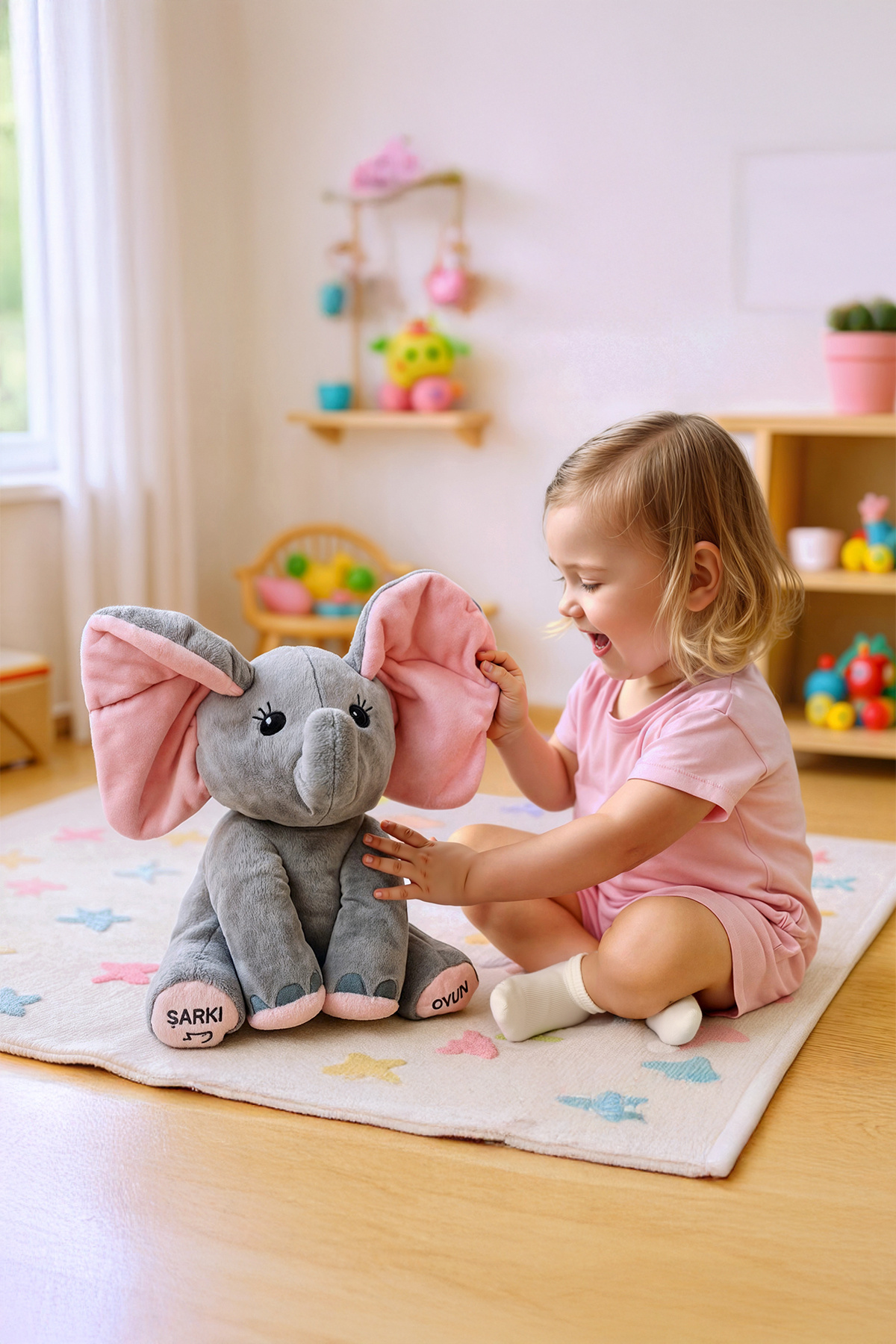 Birlik Oyuncak CEE-EE ŞARKI VE OYUN OYNAYAN Jumbo Fil